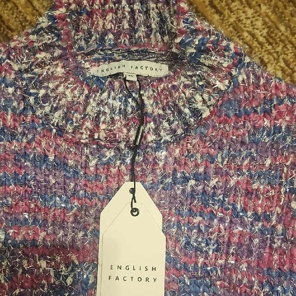 English Factory Multicolor Turtleneck Sweater - Picture 2 of 6